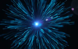 Particular Number Of Particles From Explosion Wallpaper