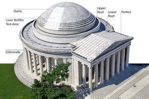 Parts Of The Jefferson Memorial Wallpaper