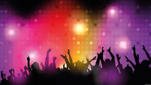 Party Silhouette Art Wallpaper