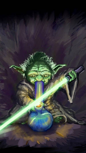 Pass The Yoda Wallpaper