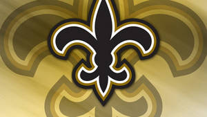 Passion And Pride With New Orleans Saints Double Logo Wallpaper