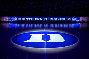 Passionate Duke Blue Devils Fans Filling The Home Court Wallpaper