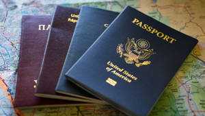 Passport From Different Countries Wallpaper