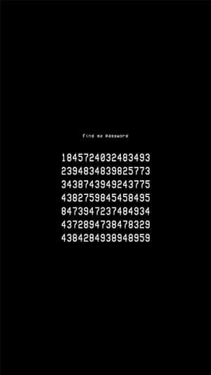 Password_ Puzzle_ Black_ Background Wallpaper