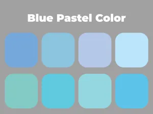 Pastel Blue Color Palette Wallpaper