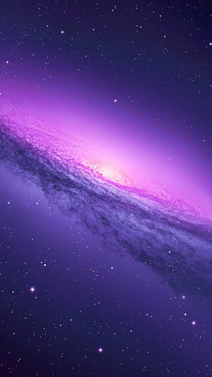 Pastel Galaxy Purple Light Wallpaper
