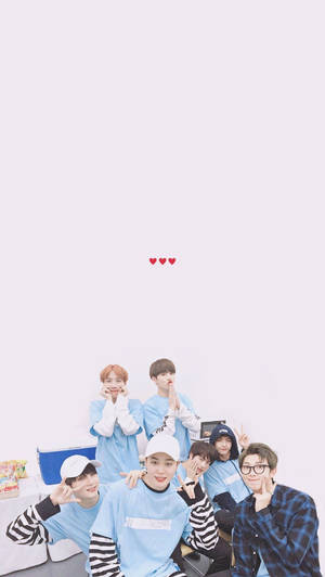 Pastel Pink And Blue Lockscreen Bts Wallpaper