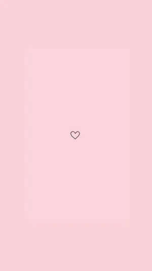 Pastel Pink Heart Iphone Wallpaper
