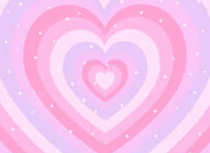 Pastel Pink Hearts Desktop Background Wallpaper