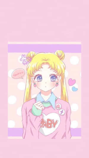Pastel Pink Sailor Moon Pfp Wallpaper