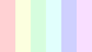 Pastel Rainbow Color Scheme Wallpaper