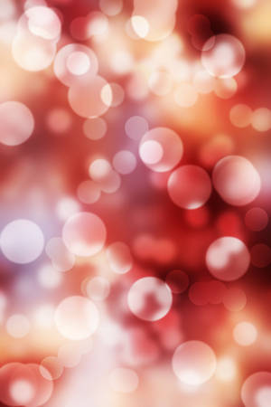 Pastel Red Aesthetic Bokeh Wallpaper