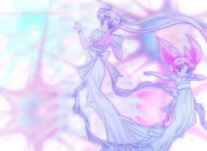 Pastel Sailor Moon Chibiusa Anime Girls Wallpaper