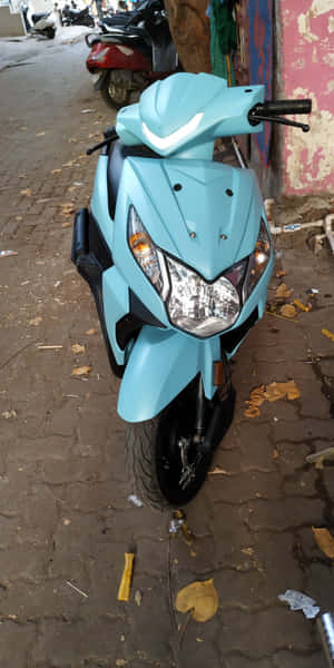 Pastel Teal Honda Dio Bike Wallpaper