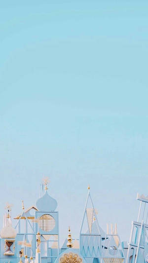 Pastel Vintage Roof Wallpaper
