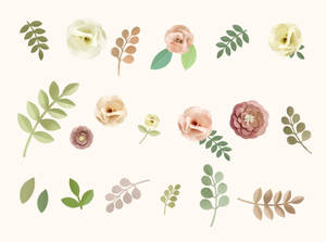 Pastel Vintage Wall Wallpaper