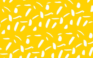 Pastel Yellow Strokes Pattern Wallpaper