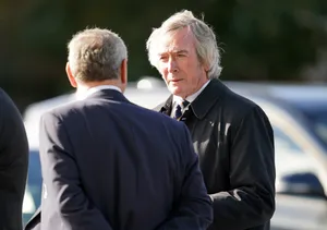 Pat Jennings Attending The Funeral Of Jimmy Greaves Wallpaper