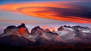 Patagonia Distinct Mountain Peak Wallpaper