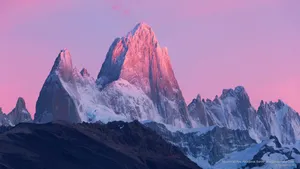 Patagonia Pink Tint Sky Wallpaper