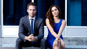 Patrick And Meghan Tv Show Suits Wallpaper