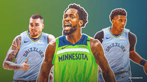 Patrick Beverley Dominating The Court In Neon Green Jersey Wallpaper