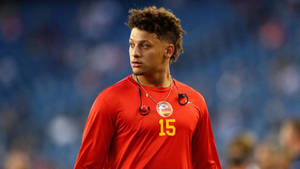 Patrick Mahomes - Nfl Superstar Wallpaper