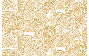 Pattern Desktop Yellow Tribal Aesthetic Wallpaper
