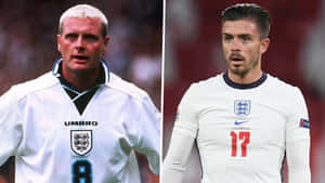 Paul Gascoigne And Jack Grealish Wallpaper