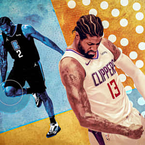 Paul George Clippers Poster Wallpaper