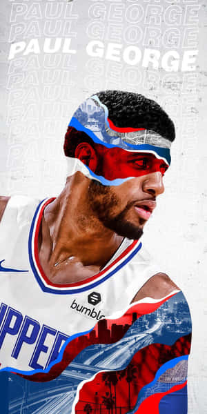 Paul George Of The La Clippers Wallpaper
