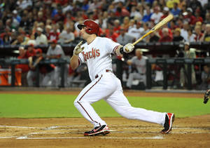 Paul Goldschmidt After Swinging Bat Wallpaper