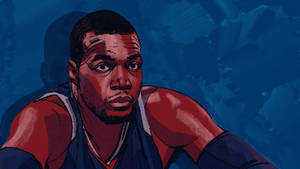 Paul Millsap Cartoon Art Wallpaper