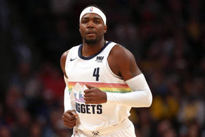 Paul Millsap Denver Rainbow Jersey Wallpaper