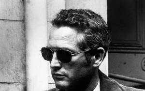 Paul Newman Black And White Photo Wallpaper