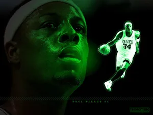 Paul Pierce Playing With Face Close-up Wallpaper