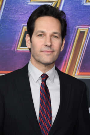 Paul Rudd In A Smiling, Relaxed Pose Wallpaper