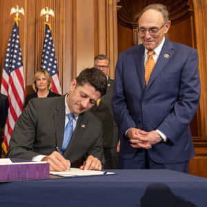 Paul Ryan Delivering A Speech Wallpaper