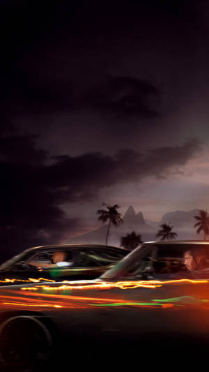 Paul Walker And Vin Diesel Driving Wallpaper