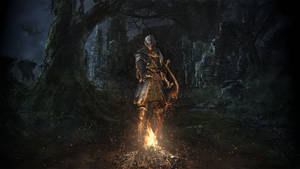 Paving Your Way Through Fire: A Dark Souls Adventure Wallpaper