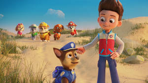 Paw Patrol The Movie In The Field Wallpaper