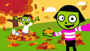 Pbs Kids Autumn Season Wallpaper