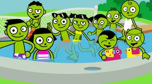 Pbs Kids Swimming Pool Wallpaper