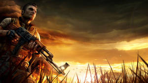 Pc Gaming Sunset Battlefield Wallpaper