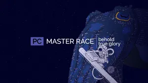 Pc Master Race Astronaut In Space Wallpaper