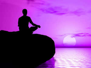 Peaceful Spiritual Meditation In Nature Wallpaper
