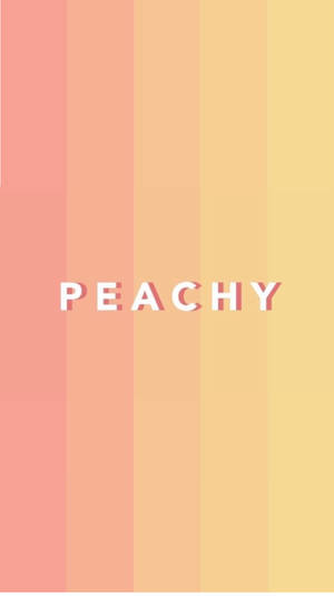 Peach Aesthetic Gradient Bars Wallpaper