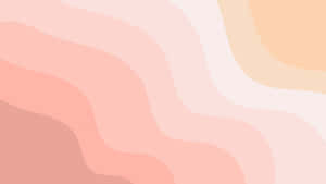 Peach Pink And Teal Wavy Pattern - Wallpaper Wallpaper