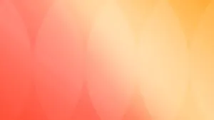 Peach Red Orange Color Wave Overlay Wallpaper
