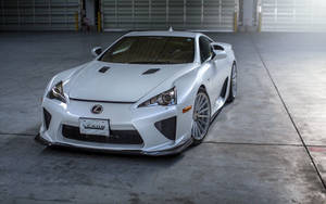 Pearl White Lexus Lfa Wallpaper